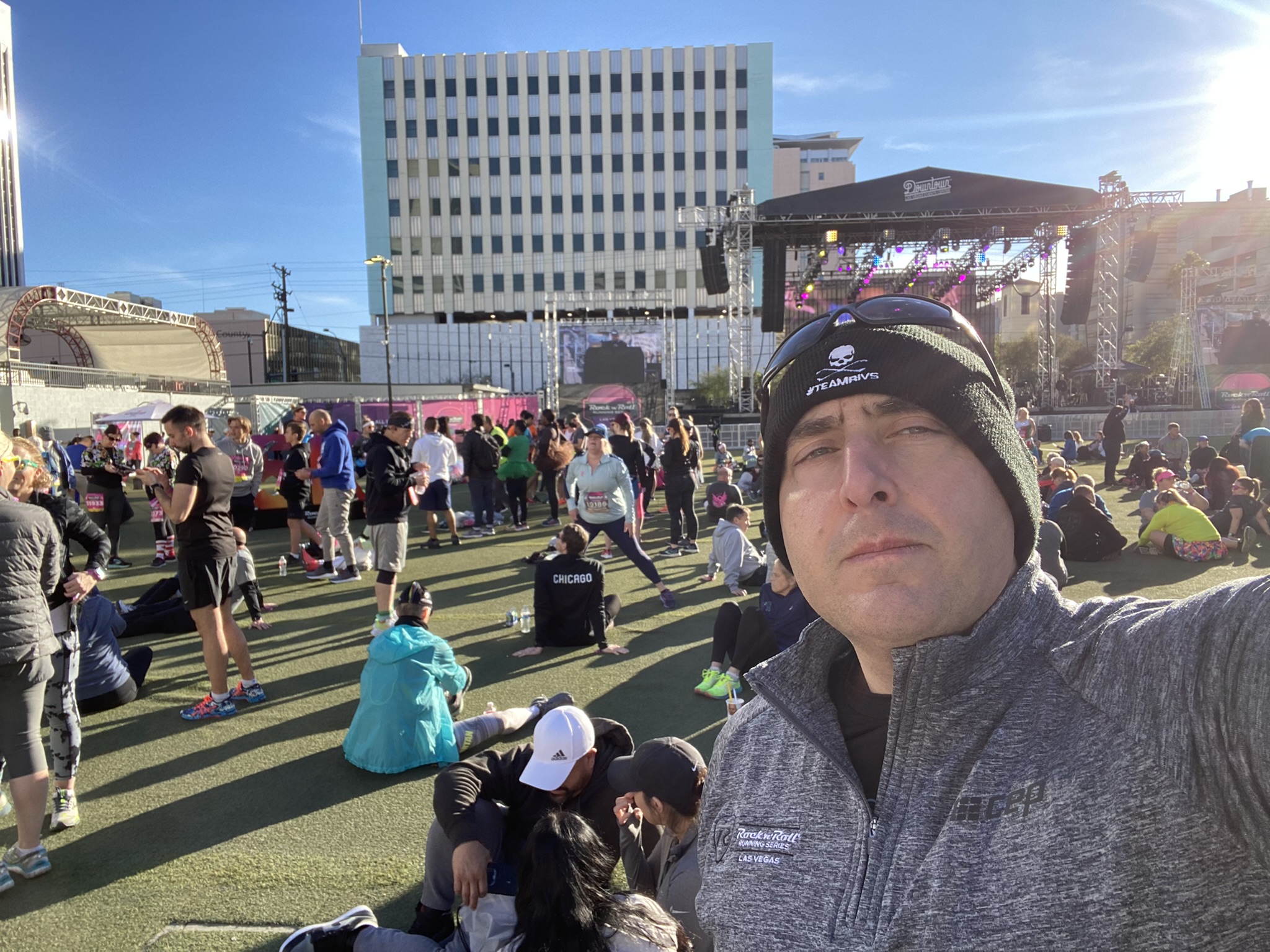 Todd and Melinda Wolfe at Rock ’n’ Roll Las Vegas Half Marathon
