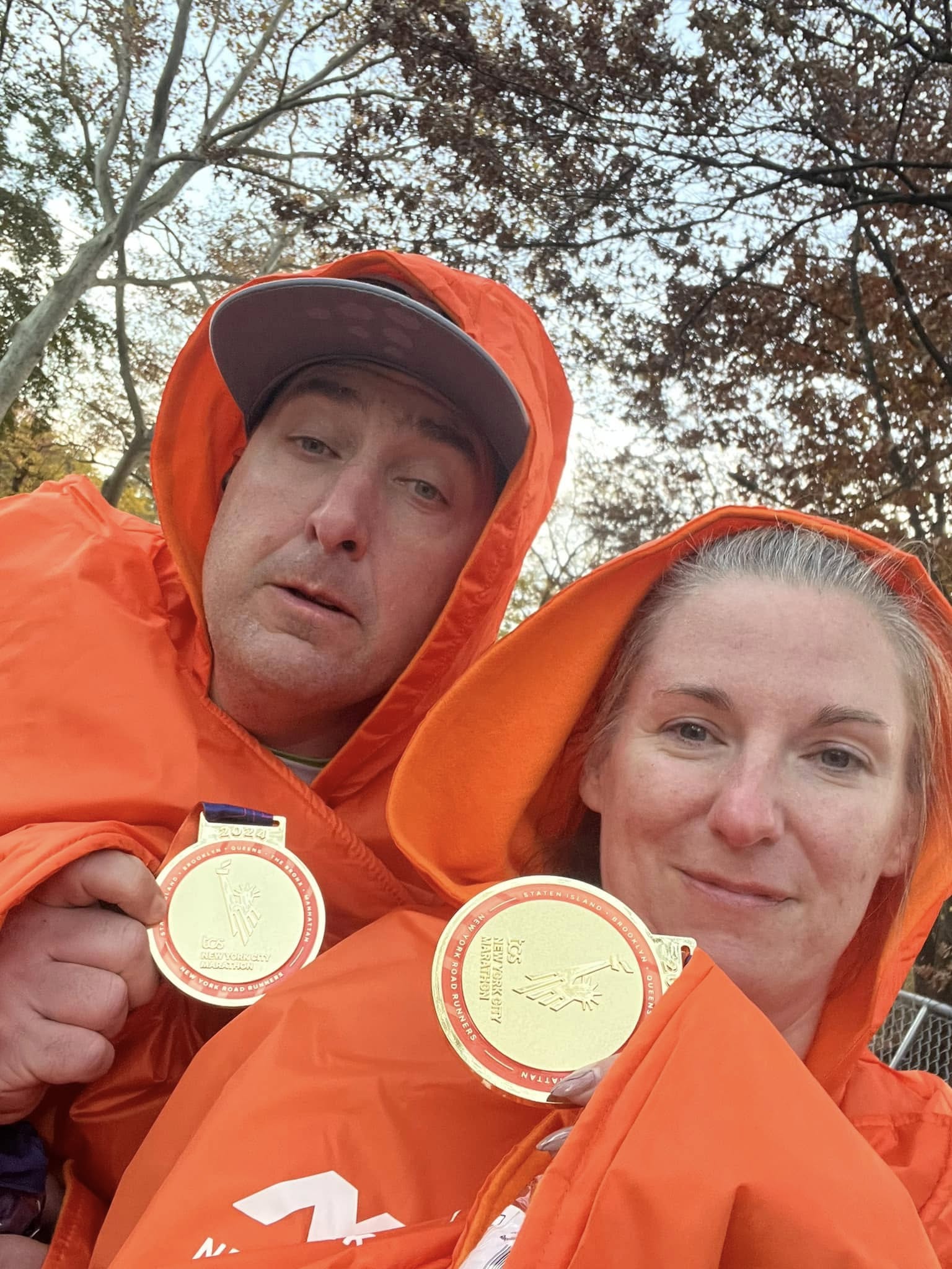 Todd and Melinda Wolfe at TCS New York City Marathon