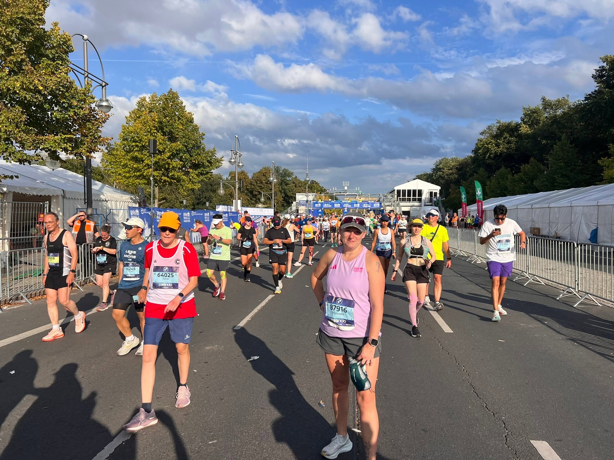 Todd and Melinda Wolfe at Berlin Marathon